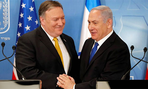 Pompeo con Netanyahu Washington presiona para “cambiar el comportamiento” de Teherán